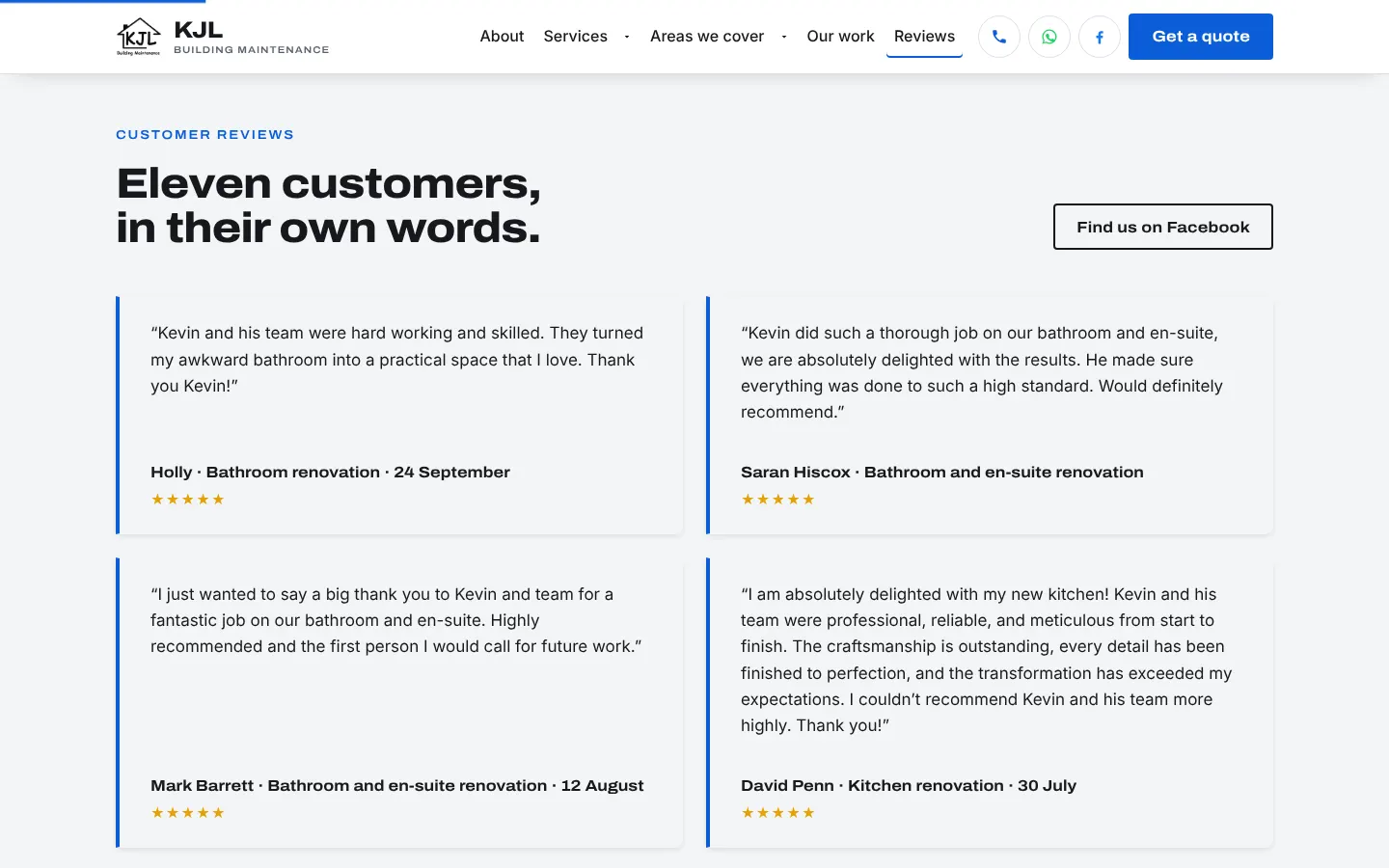 KJL customer reviews: Eleven customers, in their own words